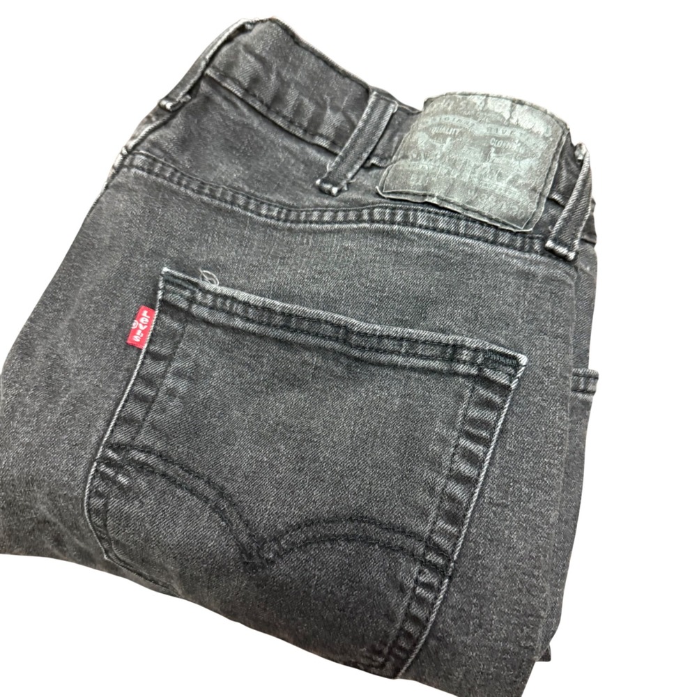 Levis 511 Mens 38x30‎ (35x28) Faded Black Denim Pants